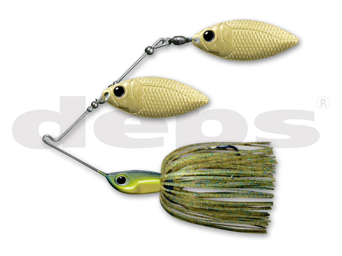 バス釣り用ハードルアー デプス B ゴールド ジグスピナーセット 1 CUSTOM 4oz #3.5 コロラド