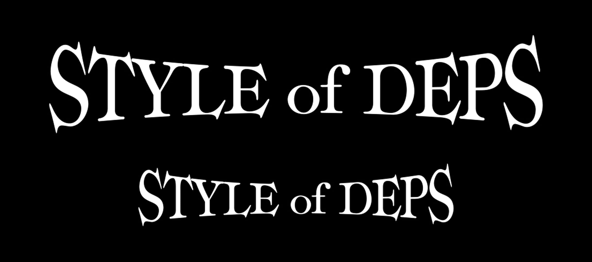 STYLE OF DEPS CUTTING STICKER deps OFFICIAL HP デプス 公式HP